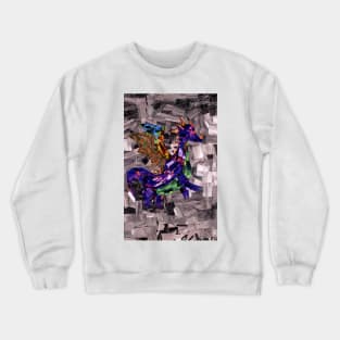 Patchwork Dragon Crewneck Sweatshirt